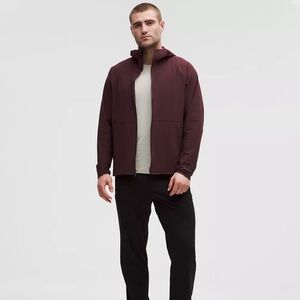 Lululemon NEW men piece breaker jacket xs plum